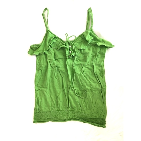 Arizona Jean Company Tops - Green Adjustable Straps Juniors Top